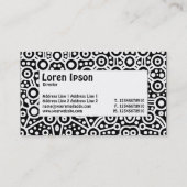 Middenlabel - Alien Curcuits II - zwart Visitekaartje (Achterkant)