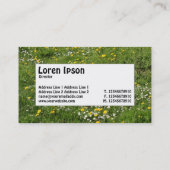 Middenlabel - Beemdbloemen Visitekaartje (Achterkant)