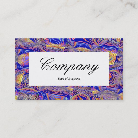 Middenlabel - Fractal Abstract 061012a Visitekaartje (Voorkant)