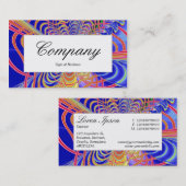 Middenlabel - Fractal Abstract 061012d Visitekaartje (Voorkant / Achterkant)