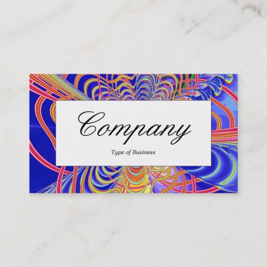 Middenlabel - Fractal Abstract 061012d Visitekaartje (Voorkant)