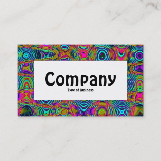 Middenlabel - Fractal Abstract 191111a Visitekaartje (Voorkant)