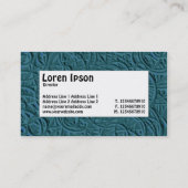 Middenlabel - geëtste cirkels visitekaartje (Achterkant)