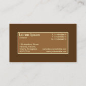 Middenlabel II - Bruin met bruin 57320F Visitekaartje (Achterkant)