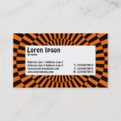 Middenlabel - Op Art 05 Visitekaartje (Achterkant)