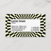 Middenlabel - Op Art 08 Visitekaartje (Achterkant)