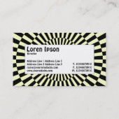 Middenlabel - Op Art 08 Visitekaartje (Achterkant)