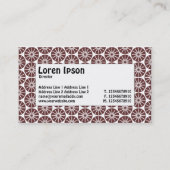 Middenlabel - Star Wheel - bruin Visitekaartje (Achterkant)