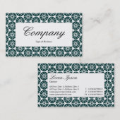 Middenlabel - Star Wheel - donkergroen Visitekaartje (Voorkant / Achterkant)