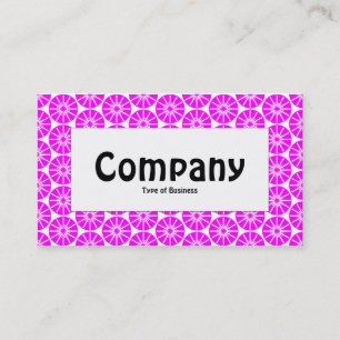 Middenlabel - Star Wheel - Magenta Visitekaartje