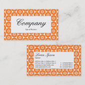 Middenlabel - Star Wheel - Oranje Visitekaartje (Voorkant / Achterkant)