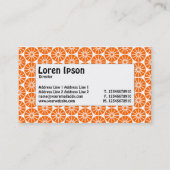 Middenlabel - Star Wheel - Oranje Visitekaartje (Achterkant)