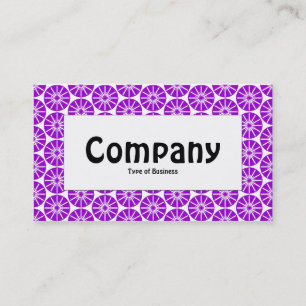 Middenlabel - Star Wheel - Paars Visitekaartje