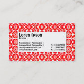 Middenlabel - Star Wheel - rood Visitekaartje (Achterkant)