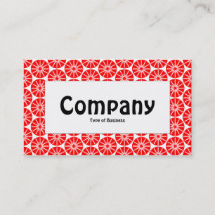 Middenlabel - Star Wheel - rood Visitekaartje