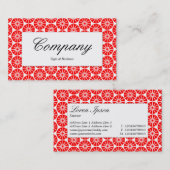 Middenlabel - Star Wheel - rood Visitekaartje (Voorkant / Achterkant)