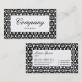 Middenlabel - Star Wheel - zwart Visitekaartje (Voorkant / Achterkant)