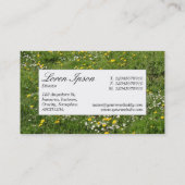 Middenlabel - Weidebloemen Visitekaartje (Achterkant)