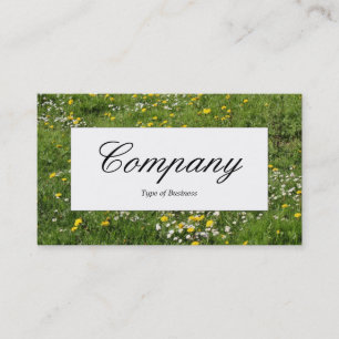 Middenlabel - Weidebloemen Visitekaartje