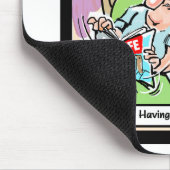 MiddenLife Crisis Funny T - shirts Mokken Kaarten Muismat (Hoek)