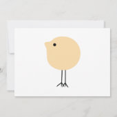 Middenmidden - Baby shower Kaart (Achterkant)