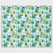 Middenmidden Madras Cadeaupapier (Vlak)