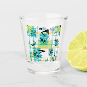 Middenmidden Madras Shot Glas (Voorkant)