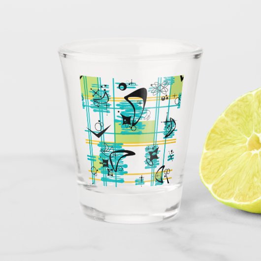 Middenmidden Madras Shot Glas (Voorkant)