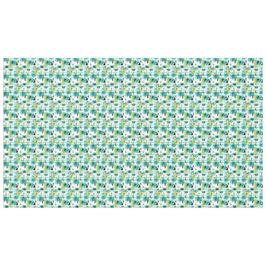 Middenmidden Madras Tafelkleed (Voorkant (Horizontaal))