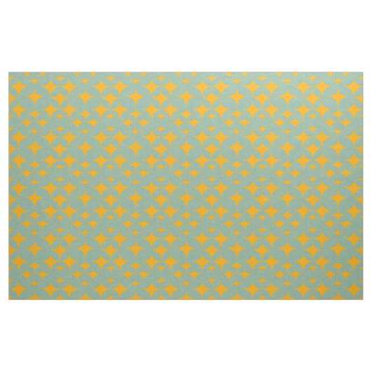 Middenmidden Modern Turquoise Diamond Stof (Fat Quarter)