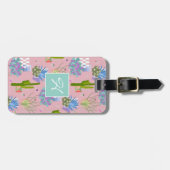 Middenmidden modern woestijnlandschap Alle kleuren Bagagelabel (Voorkant horizontaal)