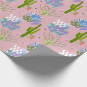 Middenmidden modern woestijnlandschap Alle kleuren Cadeaupapier (Hoek)