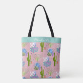 Middenmidden modern woestijnlandschap Alle kleuren Tote Bag (Achterkant)