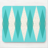 Middenmidden moderne Argyle Mousepad Muismat (Voorkant)