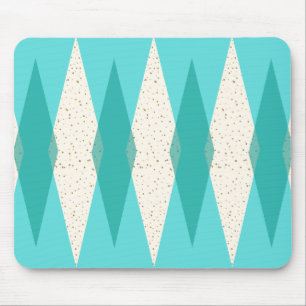 Middenmidden moderne Argyle Mousepad Muismat