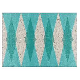 Middenmidden moderne Argyle-snijvlak Snijplank