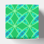 Middenmidden moderne atoomprinter - Jade Green Bedankdoosjes (Bovenkant)