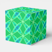 Middenmidden moderne atoomprinter - Jade Green Bedankdoosjes (Achterkant)