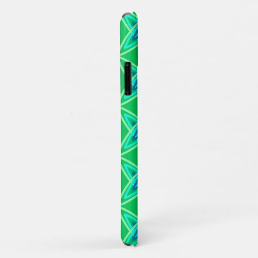 Middenmidden moderne atoomprinter - Jade Green Case-Mate iPhone Case (Achterkant/rechts)