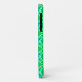Middenmidden moderne atoomprinter - Jade Green Case-Mate iPhone Case (Achterkant/links)