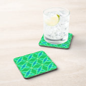 Middenmidden moderne atoomprinter - Jade Green Drankjes Onderzetter (Rechterzijde)