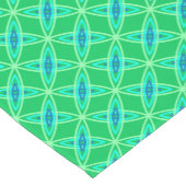 Middenmidden moderne atoomprinter - Jade Green Korte Tafelloper (Hoek)