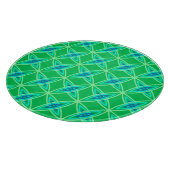 Middenmidden moderne atoomprinter - Jade Green Snijplank (Hoek)