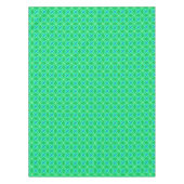 Middenmidden moderne atoomprinter - Jade Green Tafelkleed (Voorkant)