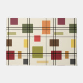 Middenmidden moderne geometrisch 1 deurmat (Voorkant)