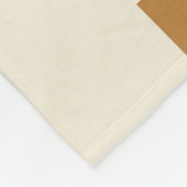 Middenmidden moderne geometrisch 1 fleece deken (Hoek)