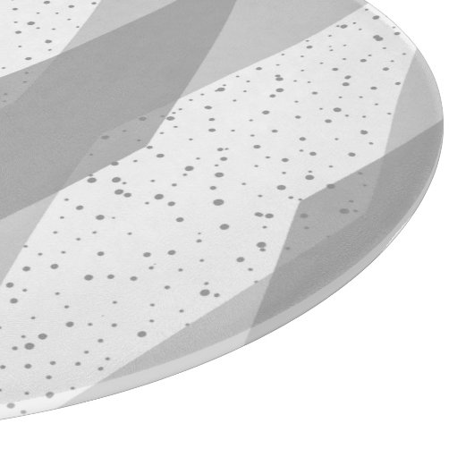 Middenmidden moderne grijze argyle-snijraad snijplank (Hoek)