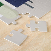 Middenmidden moderne levensruimte legpuzzel (Zijkant)