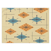 Middenmidden moderne Starburst diamanten Tafelkleed (Voorkant (Horizontaal))