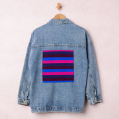 Middennacht neon strepen denim jacket (Hangar)